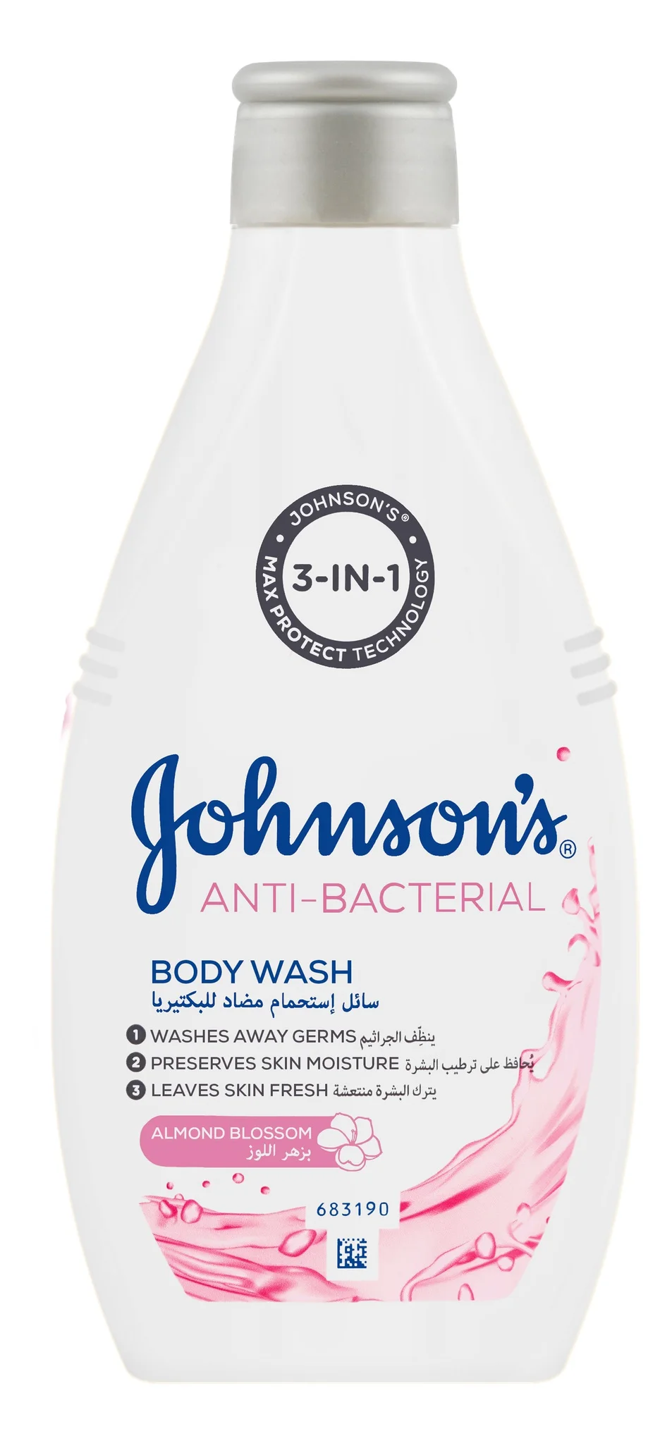Sữa tắm Johnson's Anti-bacterial Body Wash: Almond Blossom
