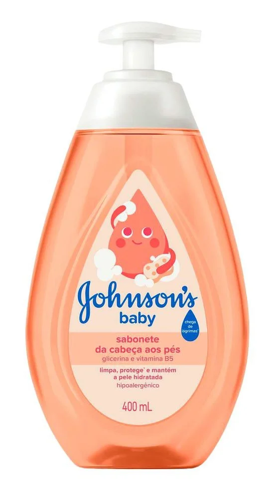 Johnson's Sabonete Líquido Glicerina Da Cabeça Aos Pés