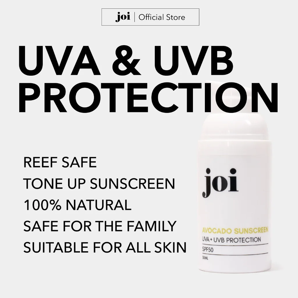 Kem chống nắng joi Avocado Sunscreen | 100% Natural Mineral