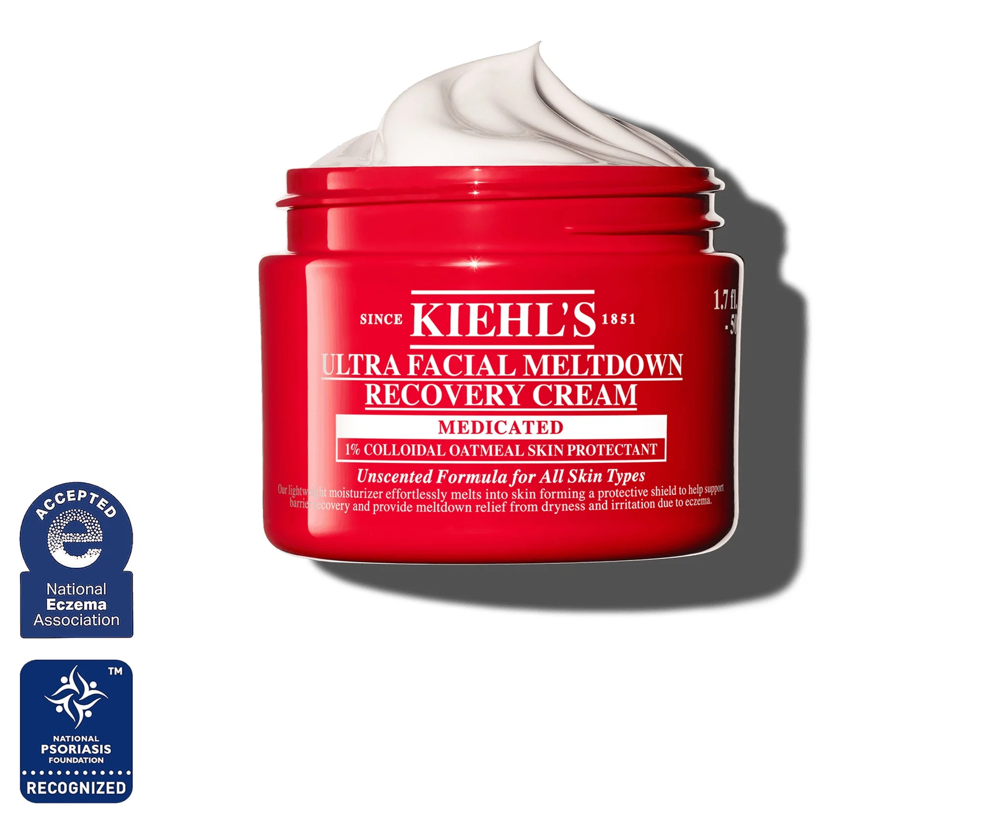 Kem dưỡng giúp phục hồi & làm dịu da tức thì Kiehl’s Ultra Facial Meltdown Recovery Medicated Cream With Collodial Oatmeal