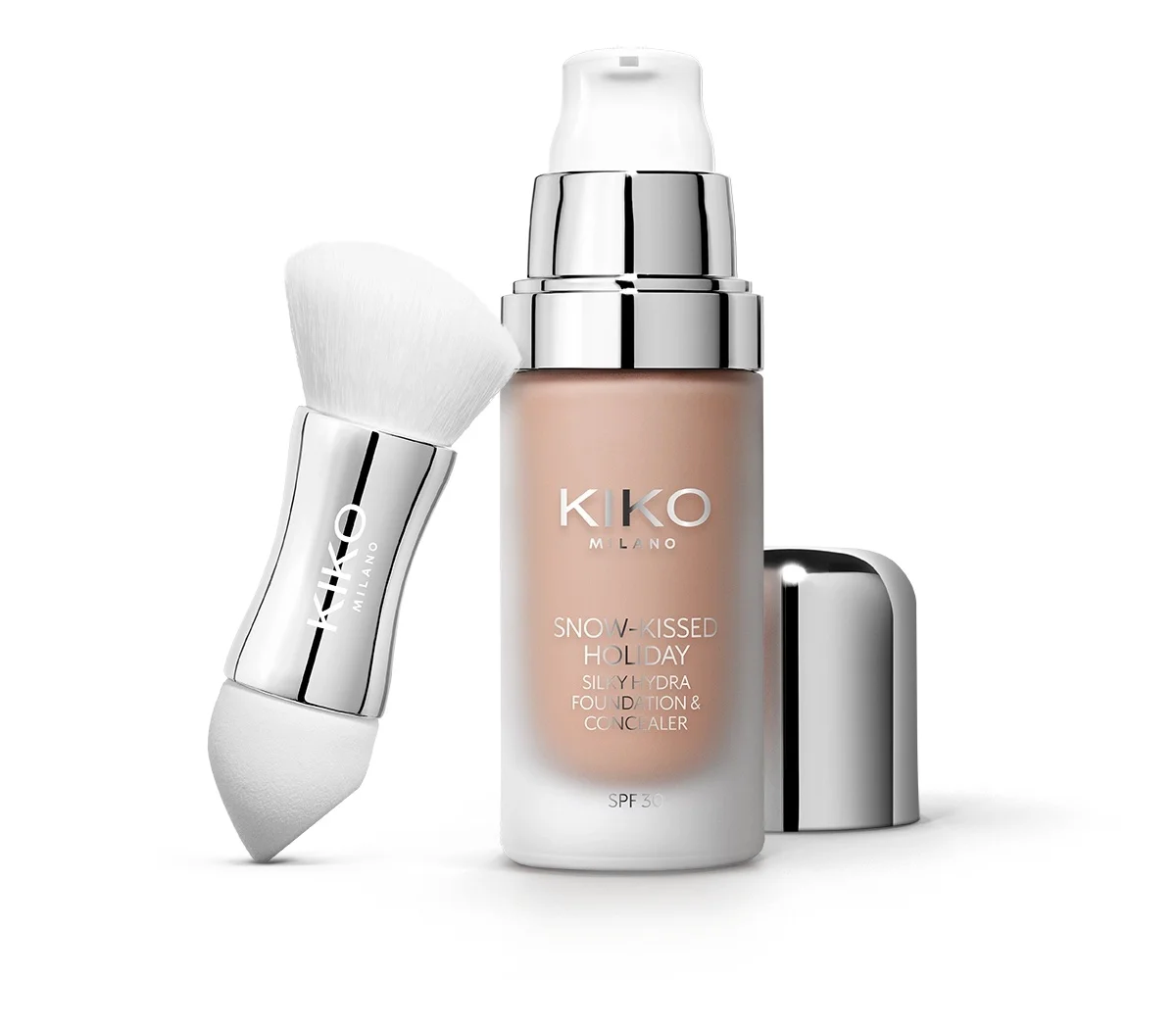 Kem nền KIKO Milano Snow-Kissed Holiday Silky Hydra Foundation & Concealer SPF 30