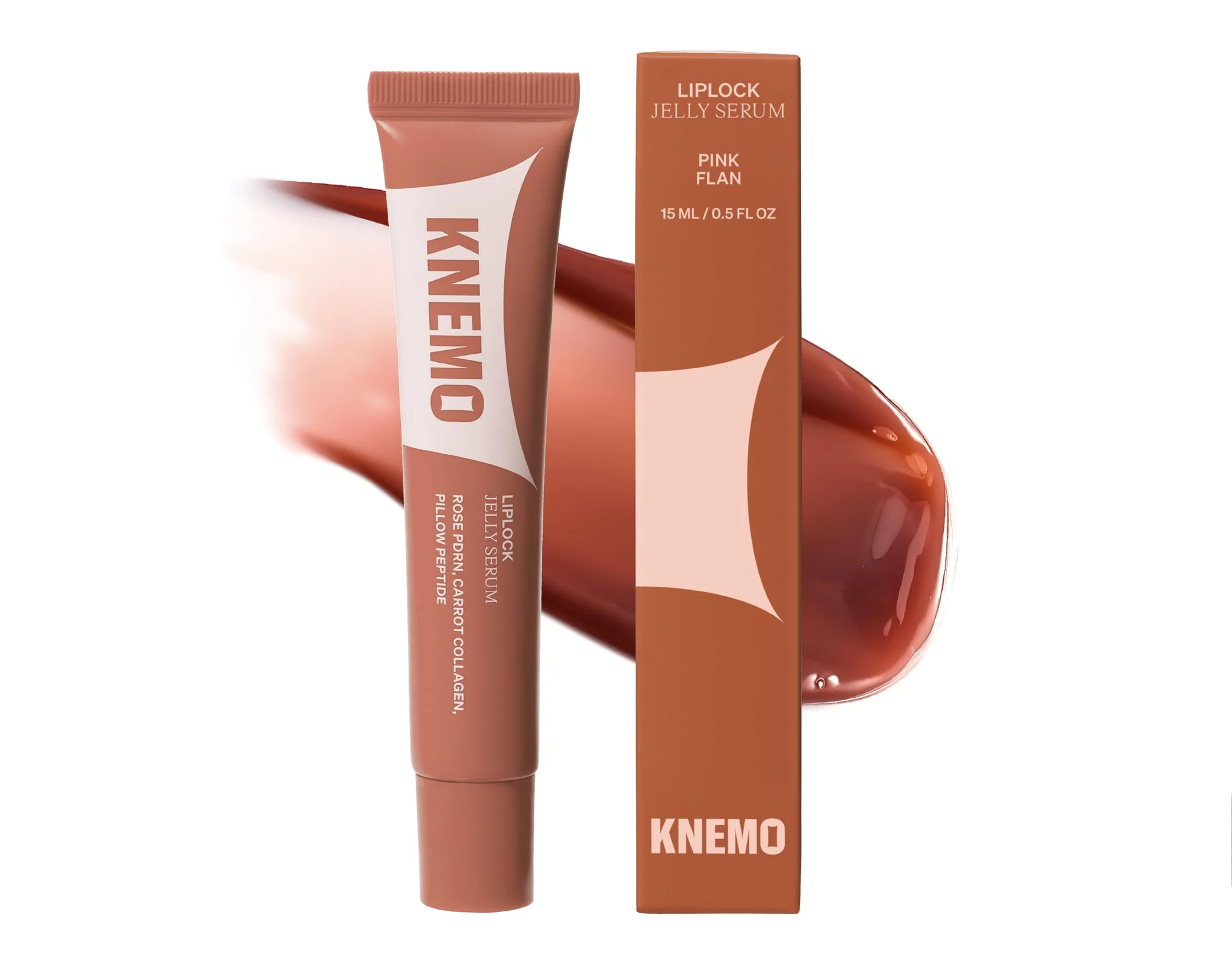 KNEMO Liplock Jelly Serum In Pink Flan