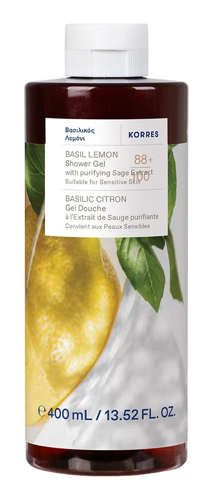 Korres Basilic Lemon Shower Gel