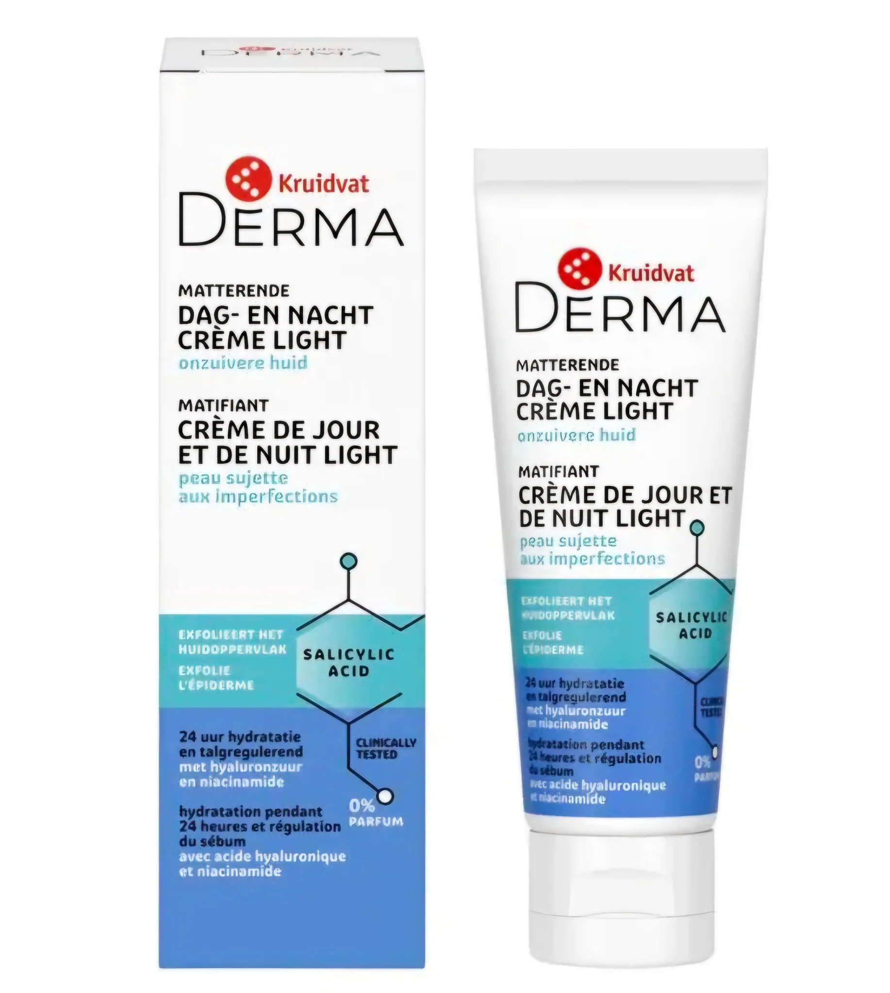 Kruidvat Derma Salicyl Dag- En Nachtcrème