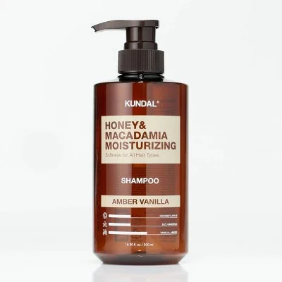 Kundal Honey & Macadamia Moisturizing Shampoo - Amber Vanilla
