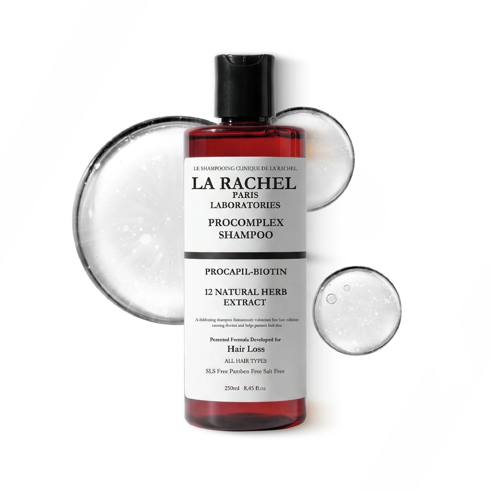 Dầu gội La Rachel Paris Anti Hair Loss Shampoo | Gentle Cleansing, Strengthens Hair Roots & Supports Hair Growth With Procapil®
