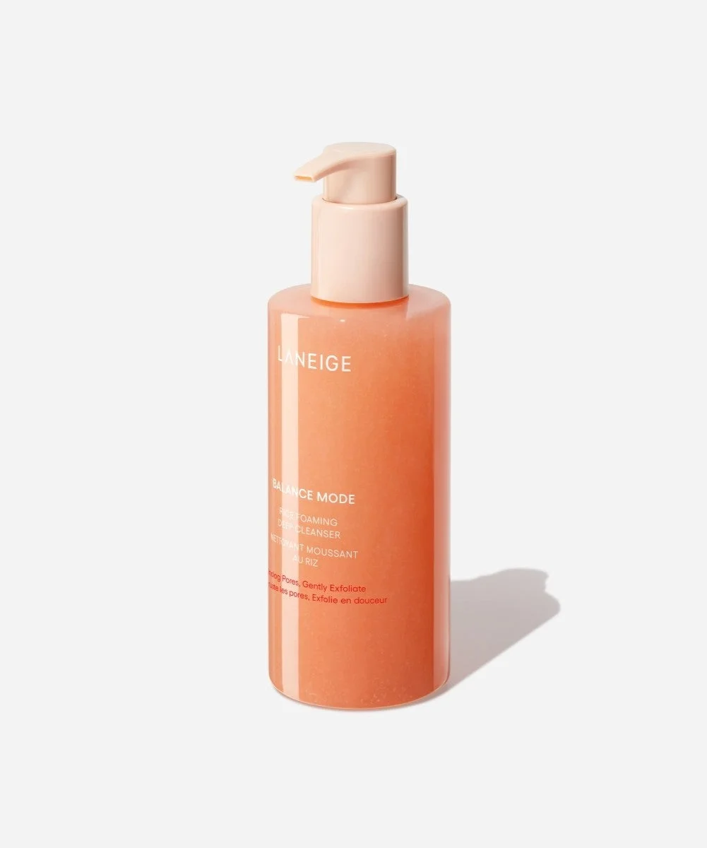 LANEIGE Balance Mode Rice Foaming Deep Cleanser