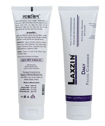 Laxzin Daily Fasial Cleanser