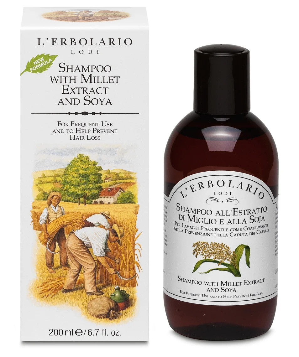 Dầu gội L'Erbolario Shampoo With Millet Extract And Soya