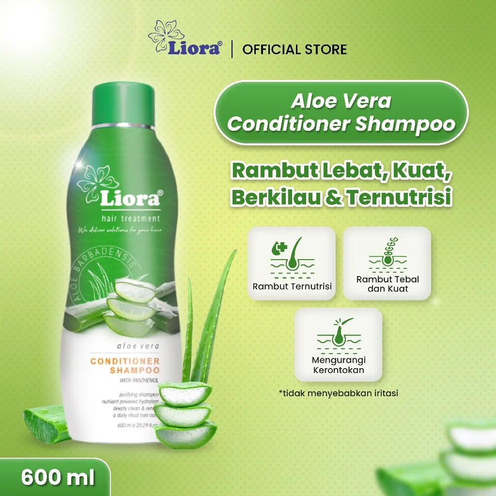 Dầu gội liora Natural Shampoo Aloe Vera