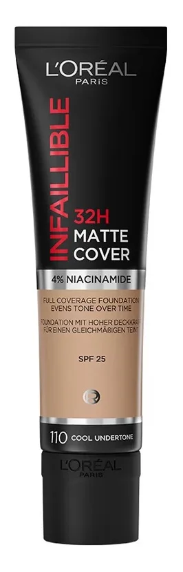 L'Oreal Paris Infaillible Matte 32h SPF25, 30 Мл, 110 Vanil