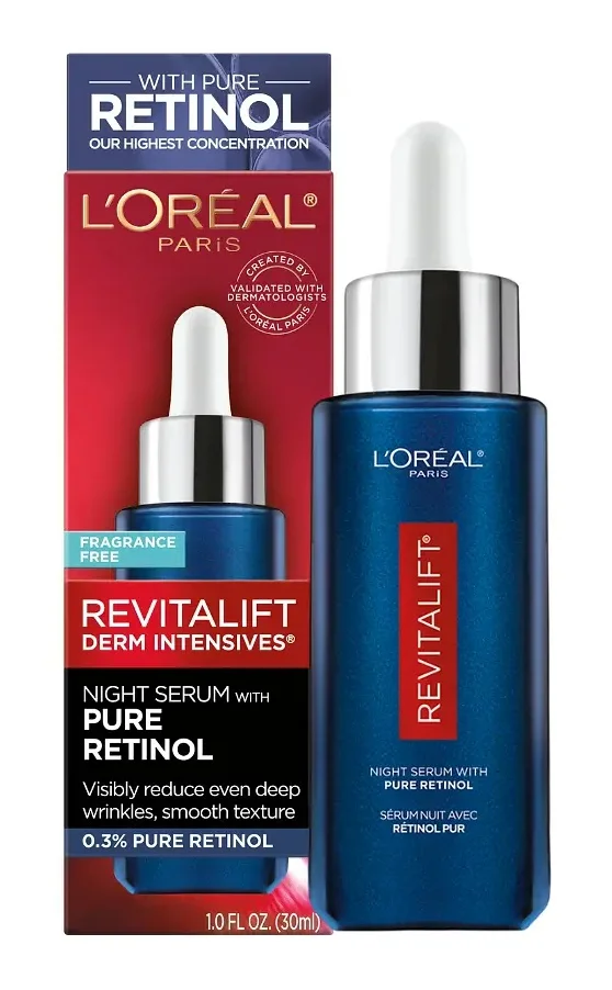 L'Oreal Paris Revitalift 0.3% Pure Retinol Night Serum,