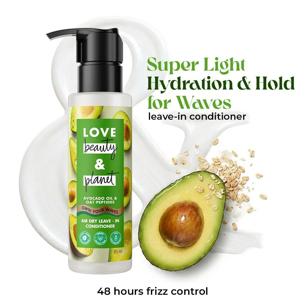 Love beauty and planet Avocado Oil & Peptide Waves Leave-in Conditioner