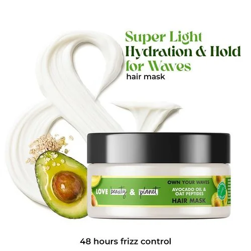 Mặt nạ Love beauty and planet Avocado Oil & Peptide Waves Mask