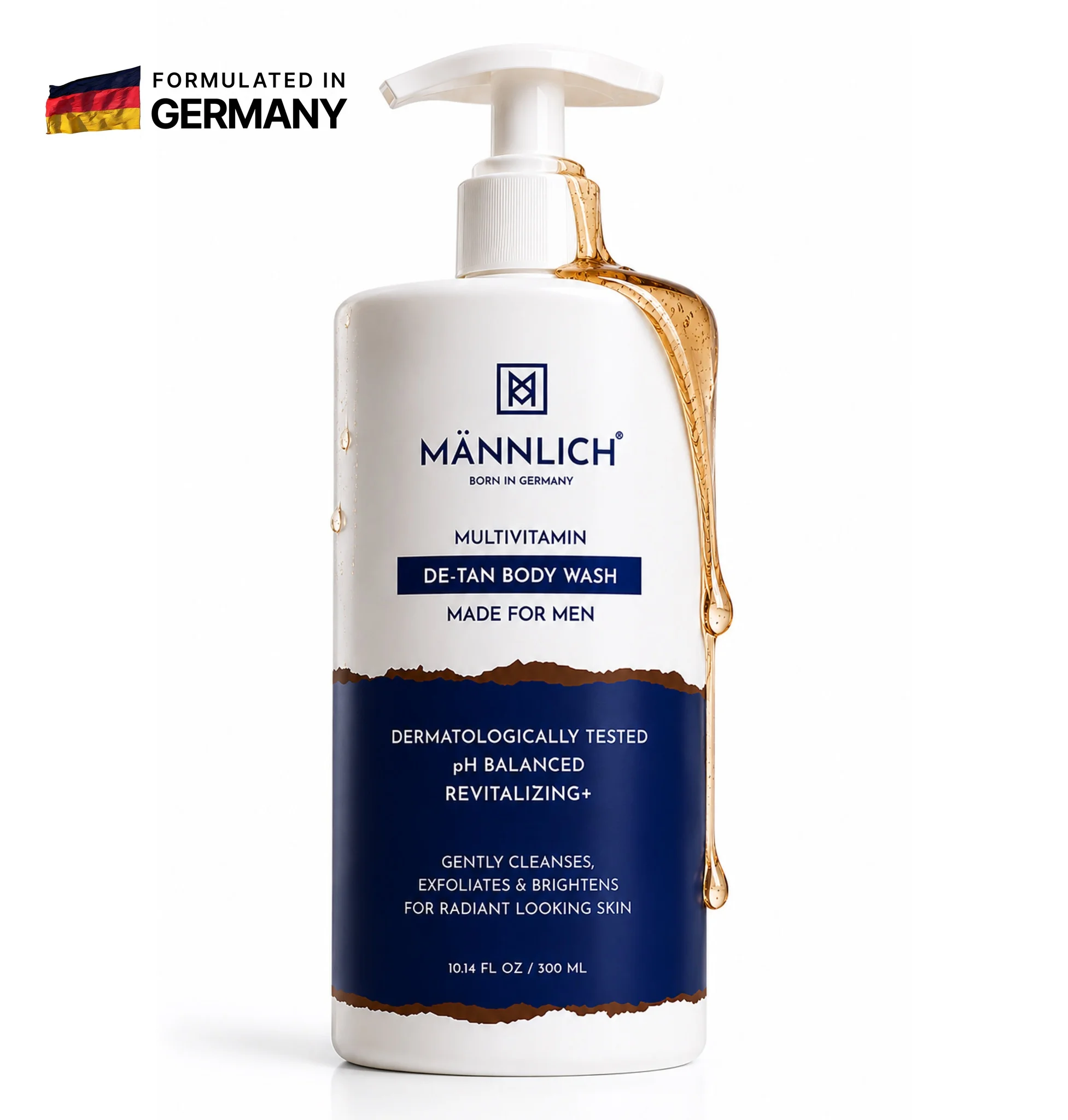 Mannlich Multivitamin De-tan Body Wash