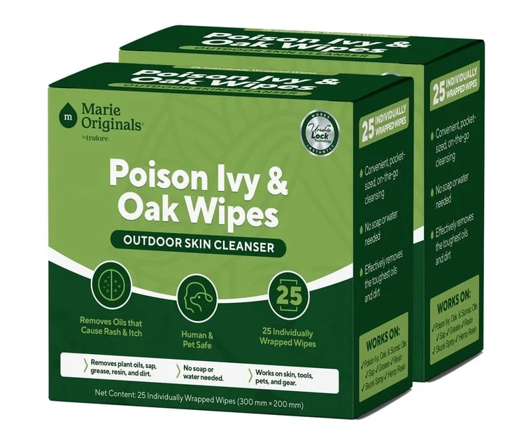 Sữa rửa mặt Marie Originals Poison Ivy & Oak Wipes Outdoor Skin Cleanser