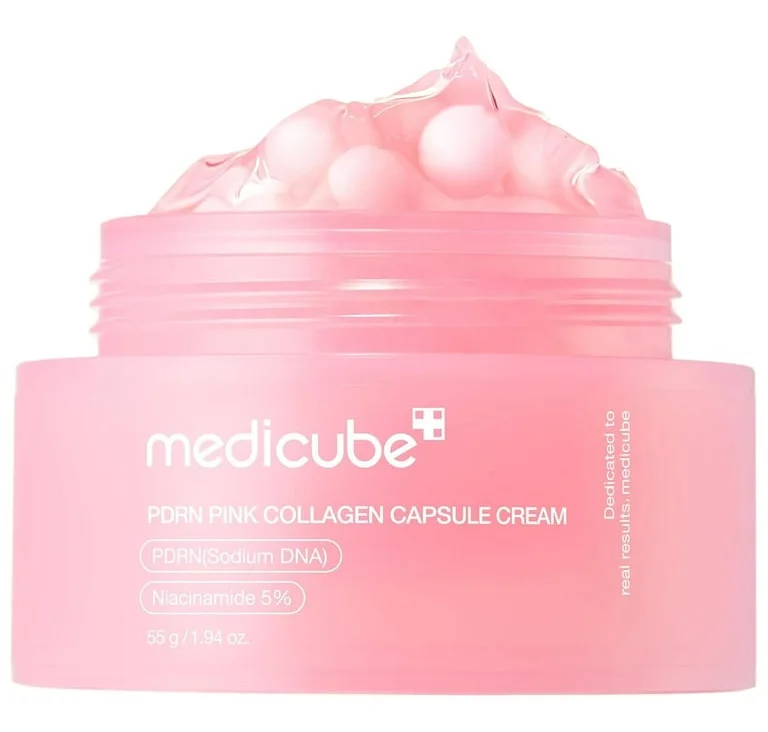 Kem dưỡng Medicube Salmon Dna Pdrn Pink Collagen Capsule Cream