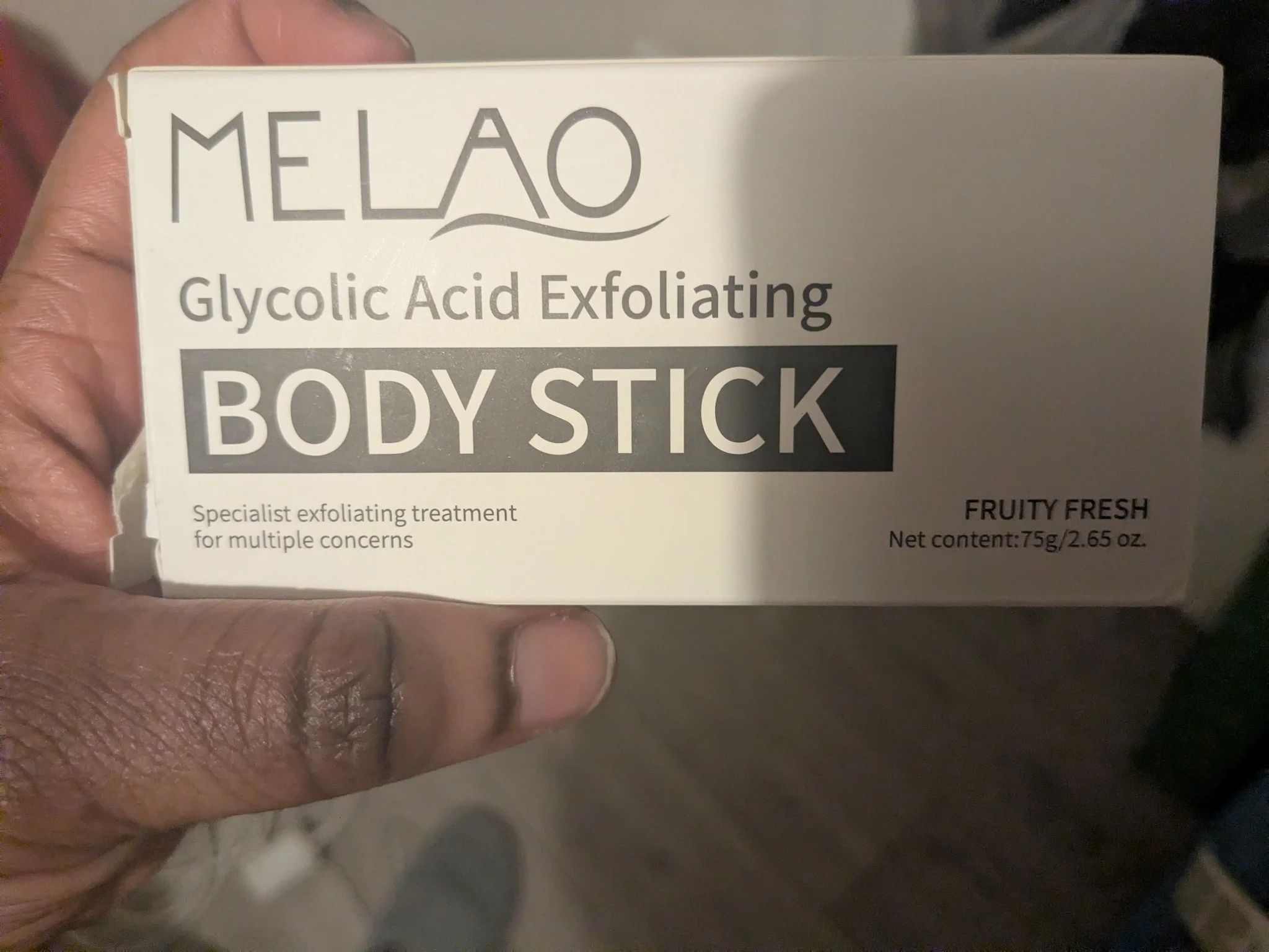 Thanh tẩy tế bào chết toàn thân MELAO Glycolic Acid Exfoliating Body Stick