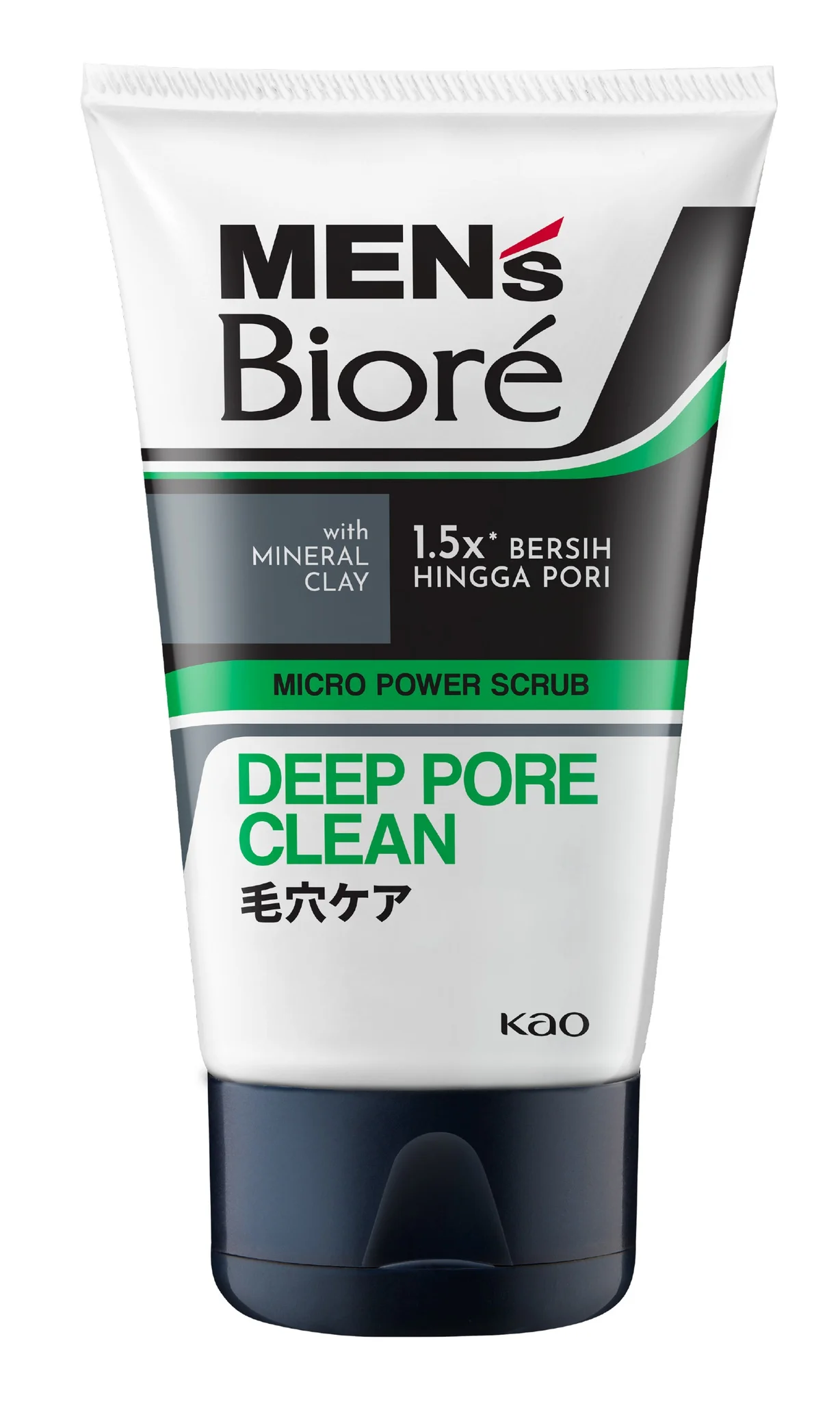 MEN'S BIORE Deep Pore Clean Scrub Facial Wash