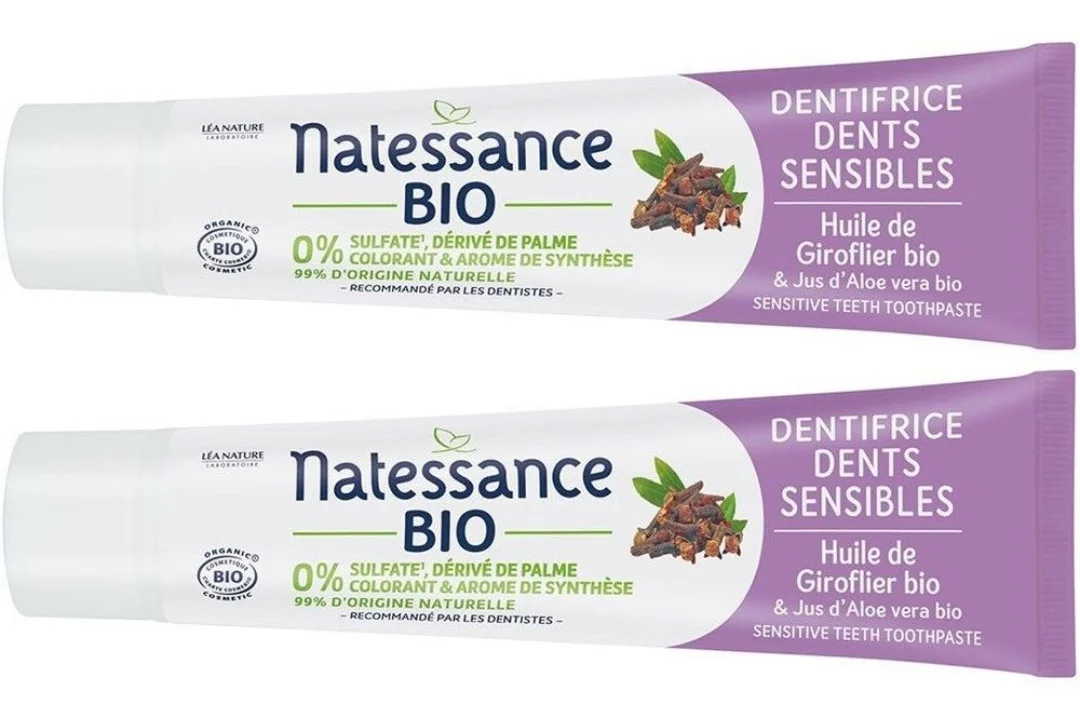 Natessance Organic Toothpaste With Almond Oil Sensitive