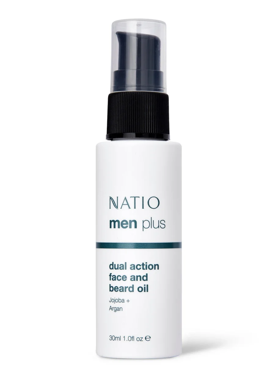 Natio Men Plus Dual Action Face And Beard Oil