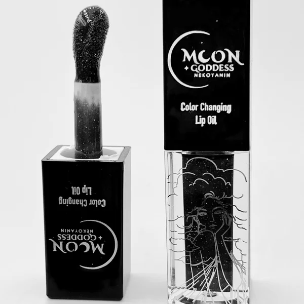 Nekoyanin Black Color Changing Lip Oil - Moon Goddess