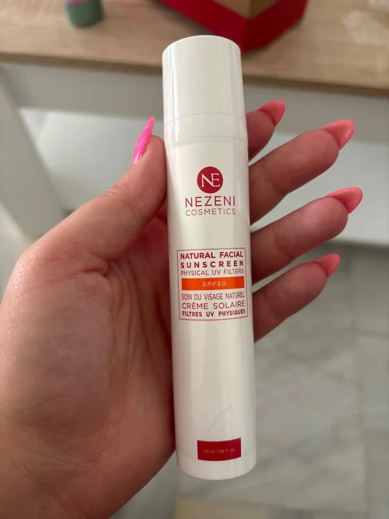 Nezeni Cosmetics Natural Facial Sunscreen Physical UV Filters