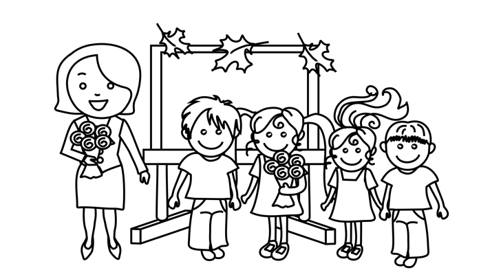 Tranh tô màu ngày 20.11