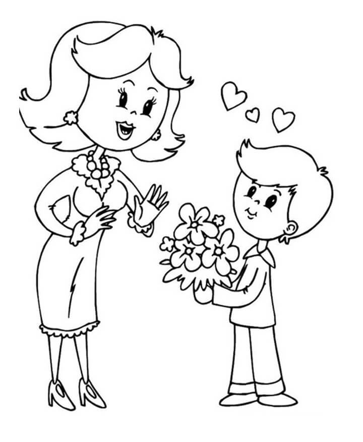 Tranh tô màu ngày 20.11-11