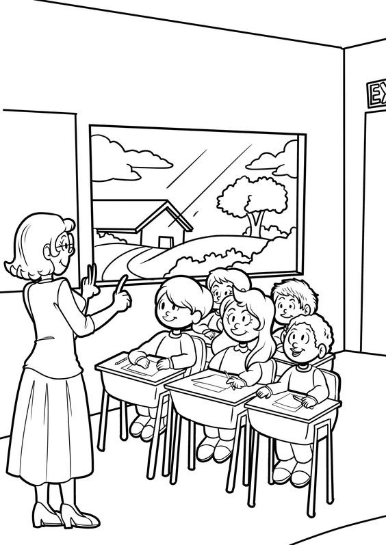 Tranh tô màu ngày 20.11-8