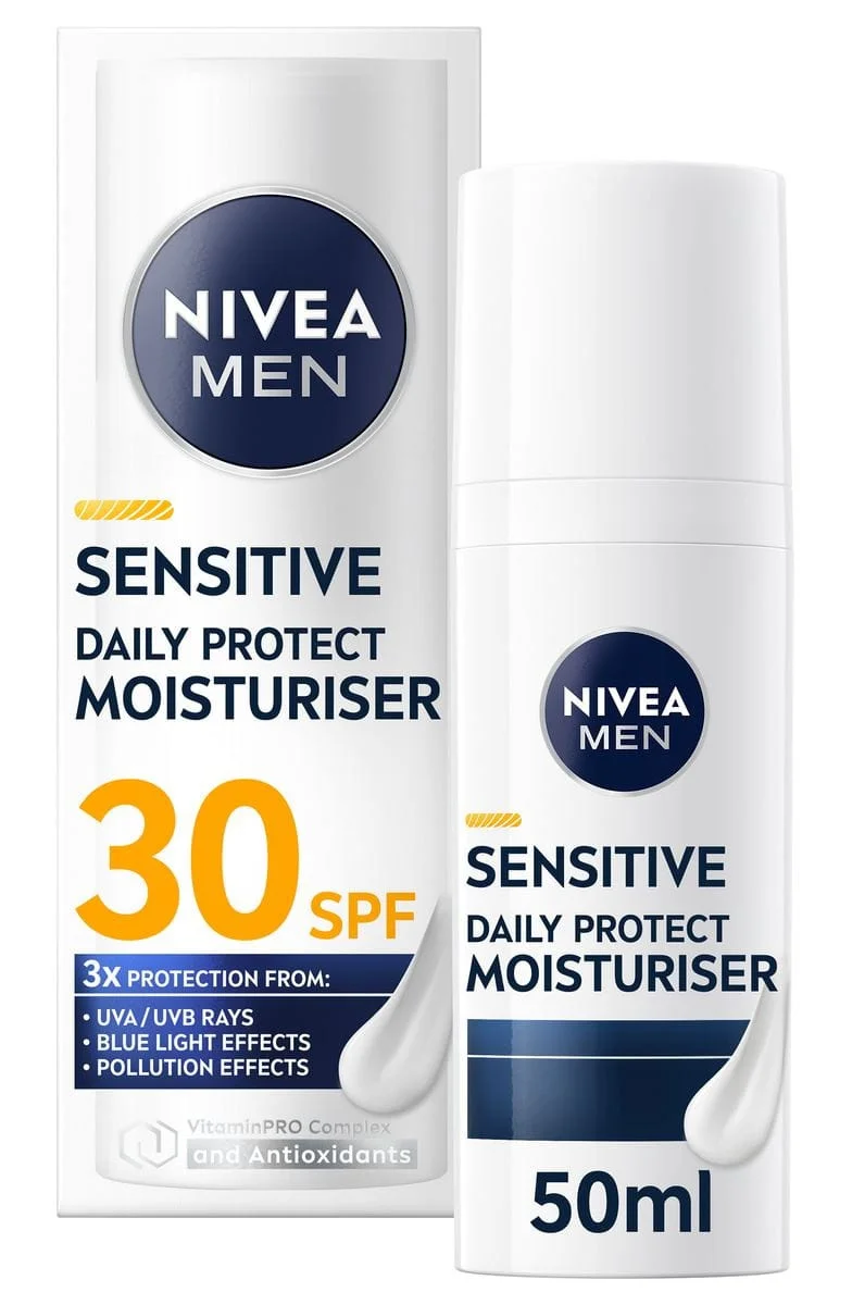 NIVEA MEN Sensitive Daily Protect Moisturiser SPF 30