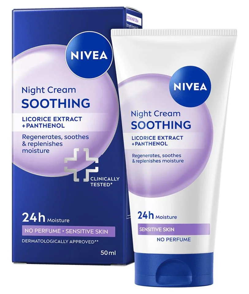 Nivea Soothing Night Face Cream With Panthenol