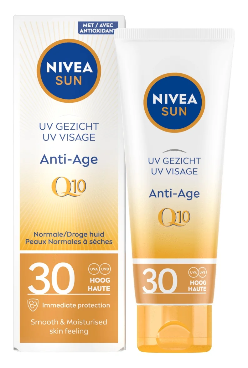 Nivea Sun UV Gezicht UV Visage Anti-age Q10 Hoog Haute 30