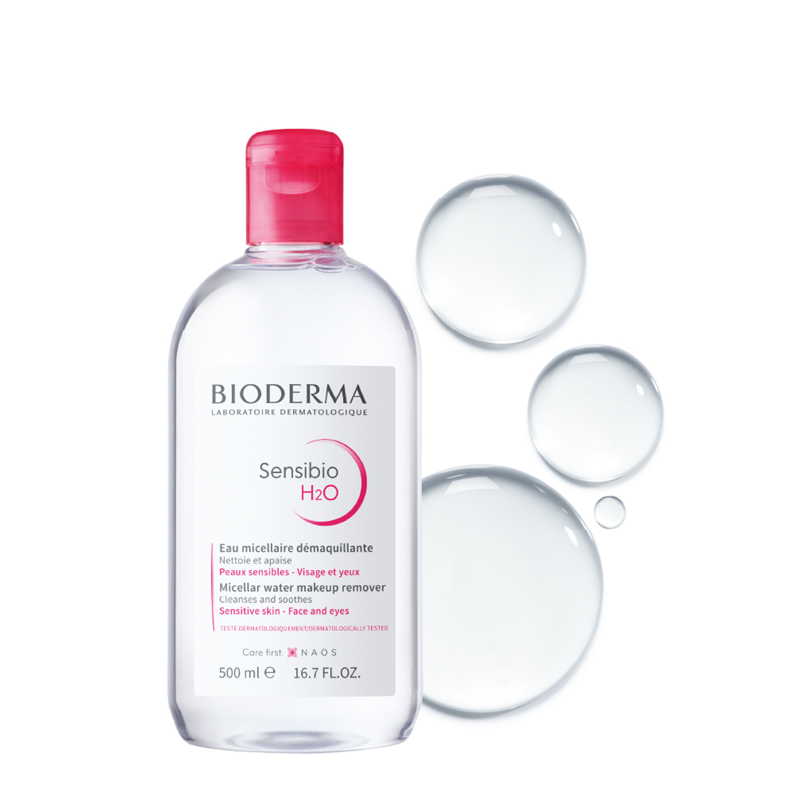 Nước Tẩy Trang Hồng Cho Da Nhạy Cảm Bioderma Sensibio H2o Micellar Water