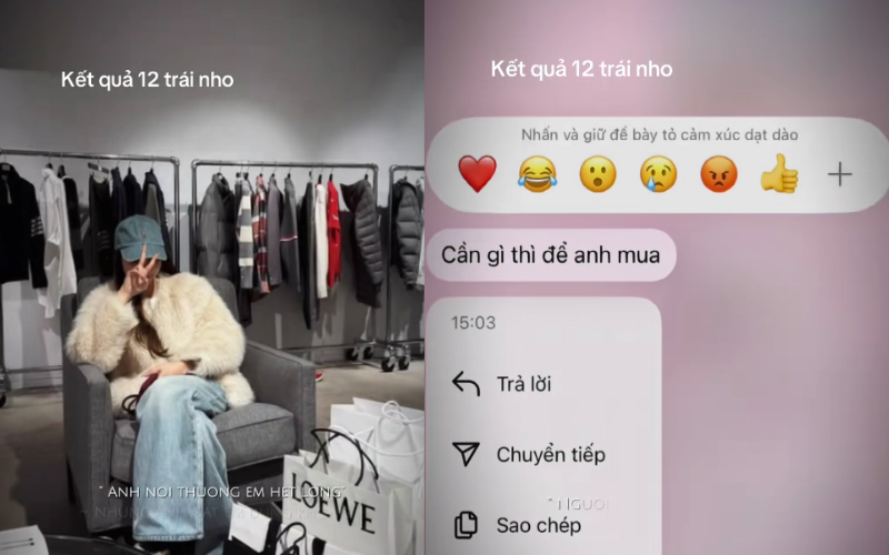 ăn nho dưới gầm bàn 4