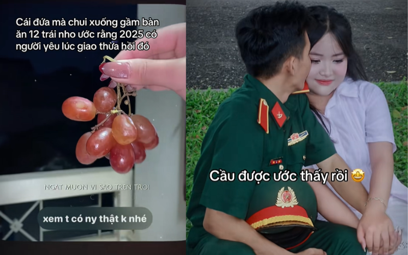 ăn nho dưới gầm bàn 8