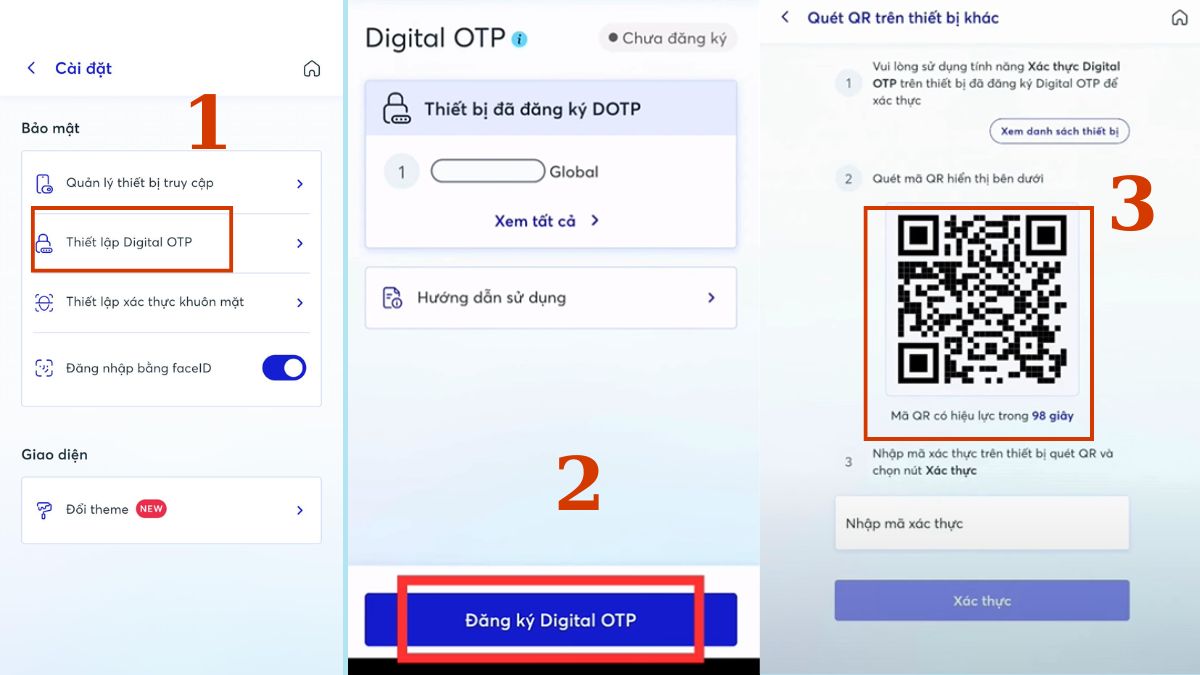 đăng ký digital otp mbbank 1