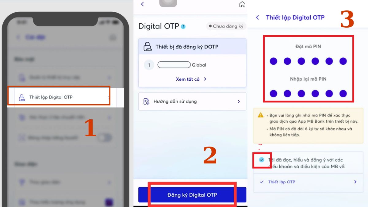 đăng ký digital otp mbbank 9