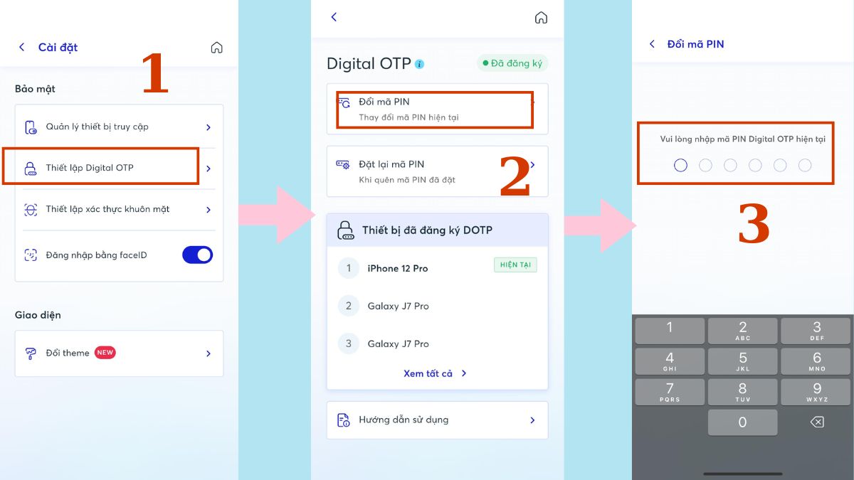 đăng ký digital otp mbbank 14