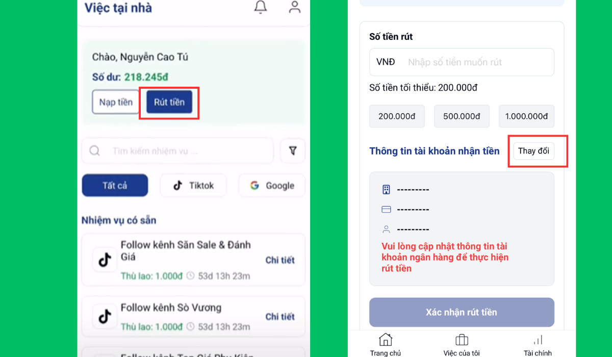 Cách kiếm thêm thu nhập với app việc tại nhà trên điện thoại 16