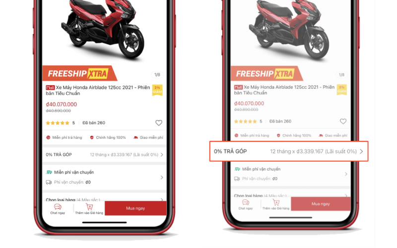 cách mua hàng trả góp shopee 2