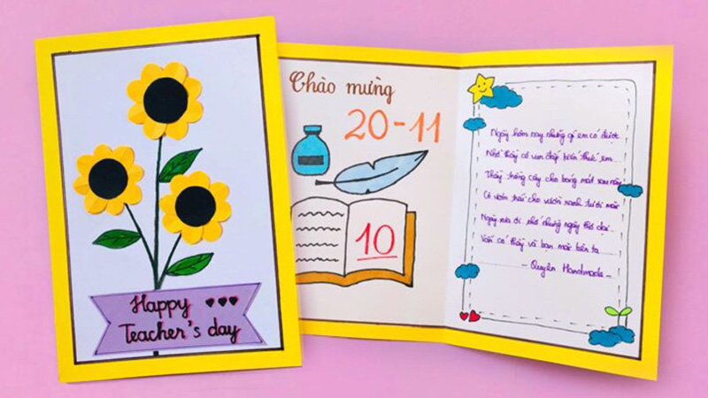 cách vẽ thiệp 20-11 12