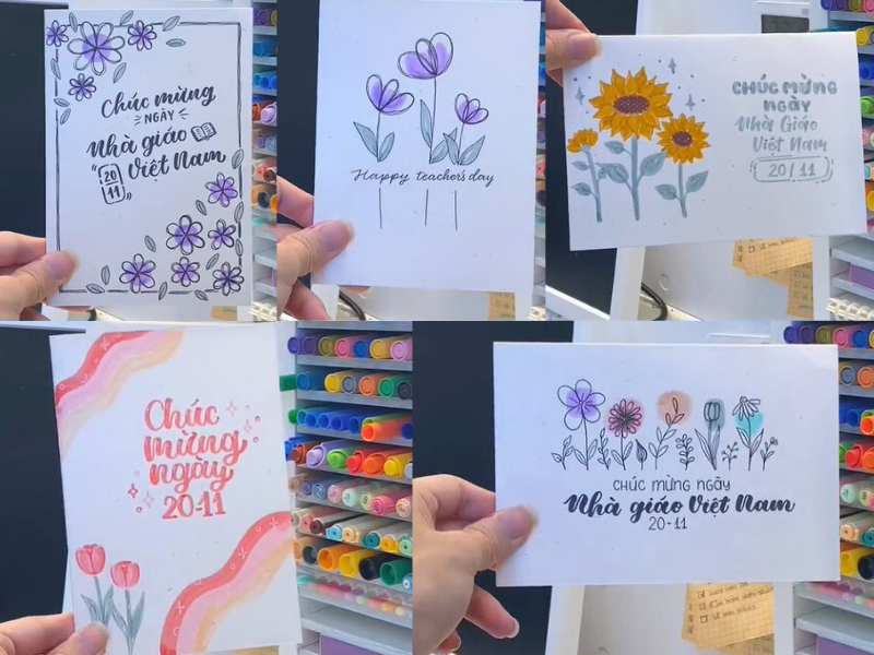 cách vẽ thiệp 2011