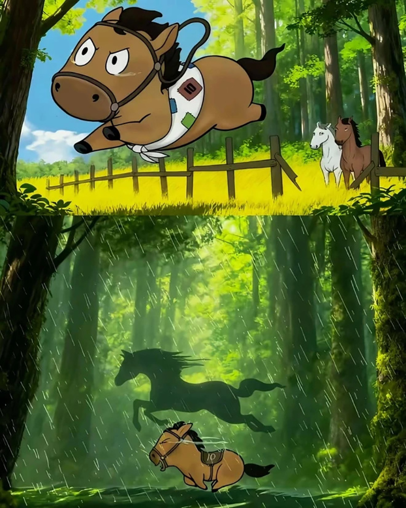 chú-ngựa-vừa-chạy-vừa-khóc-douyin-1