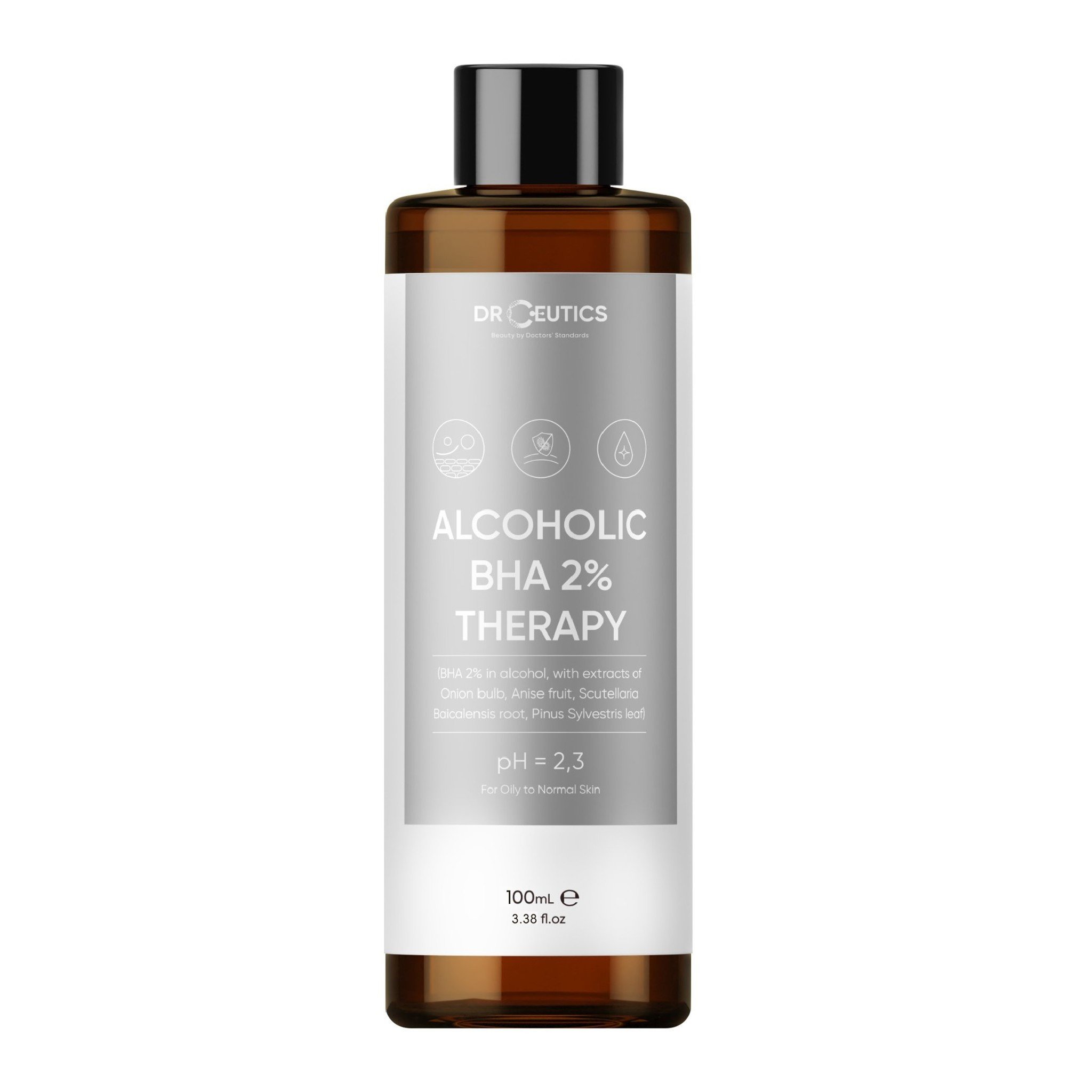 Nước cân bằng da DrCeutics ALCOHOLIC BHA 2% THERAPY