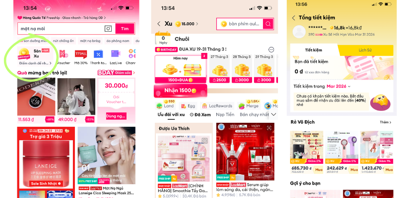 Hướng dẫn kiếm xu Lazada 1