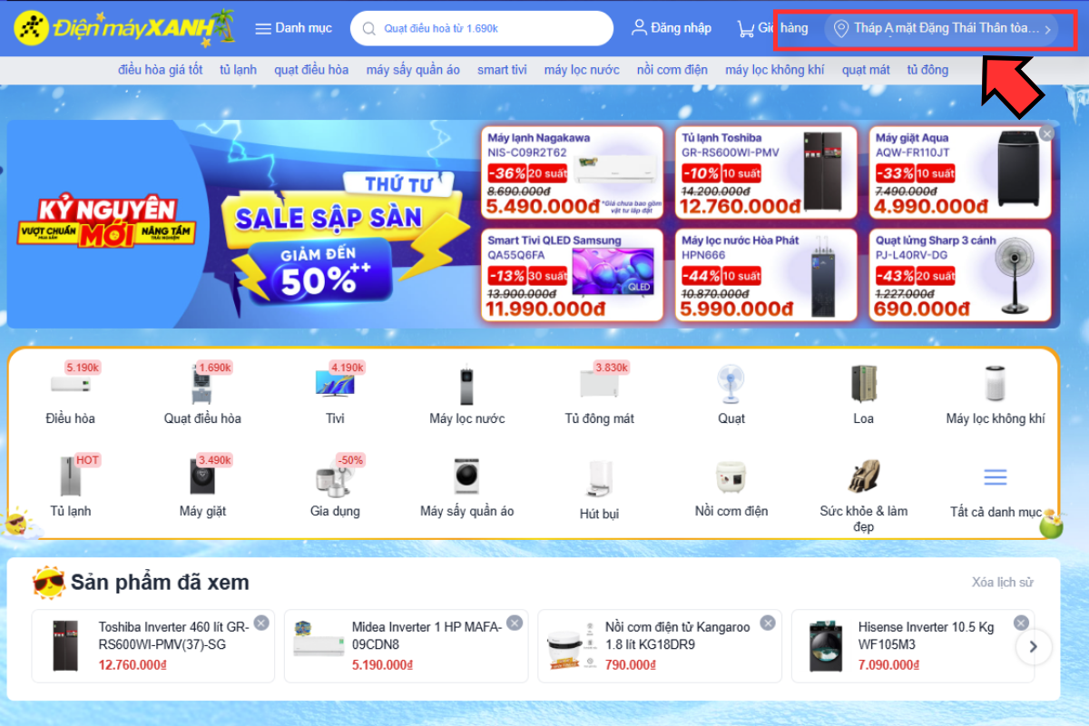 hướng dẫn mua hàng điện máy xanh 4