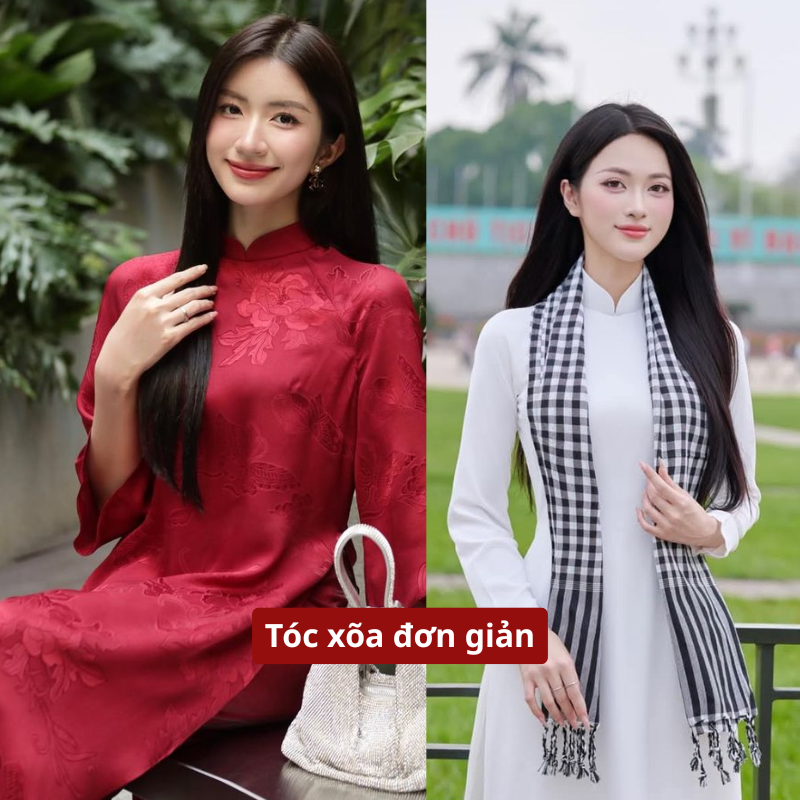 kiểu tóc mặc áo dài 10