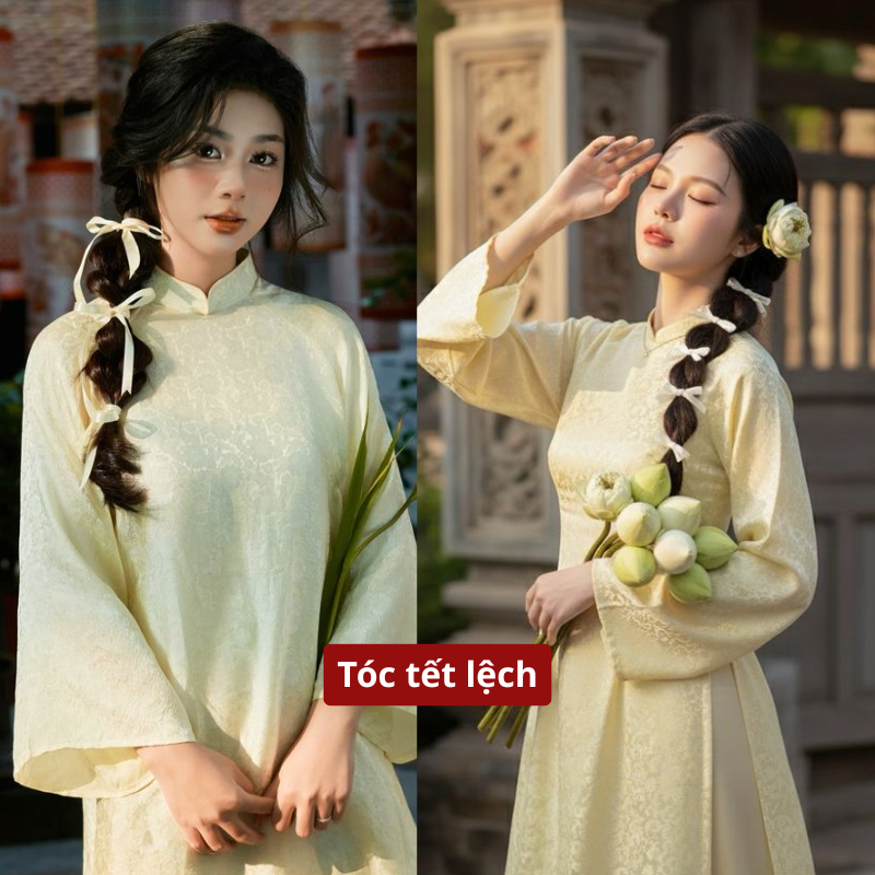 kiểu tóc mặc áo dài 11