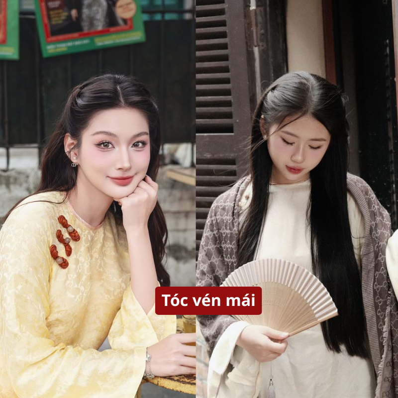 kiểu tóc mặc áo dài 13